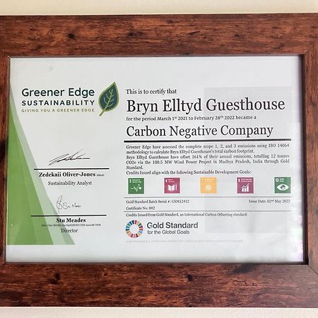 Bryn Elltyd Eco House Casa de hóspedes Blaenau Ffestiniog Exterior foto